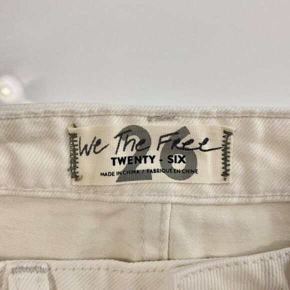 Free People Denim Frayed Hem Skirt - Picture 6 of 6